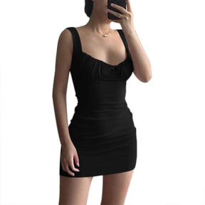 SheHori - Sexy Ruched Mini Dress