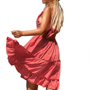SheHori - Sleeveless Summer Mini Dress