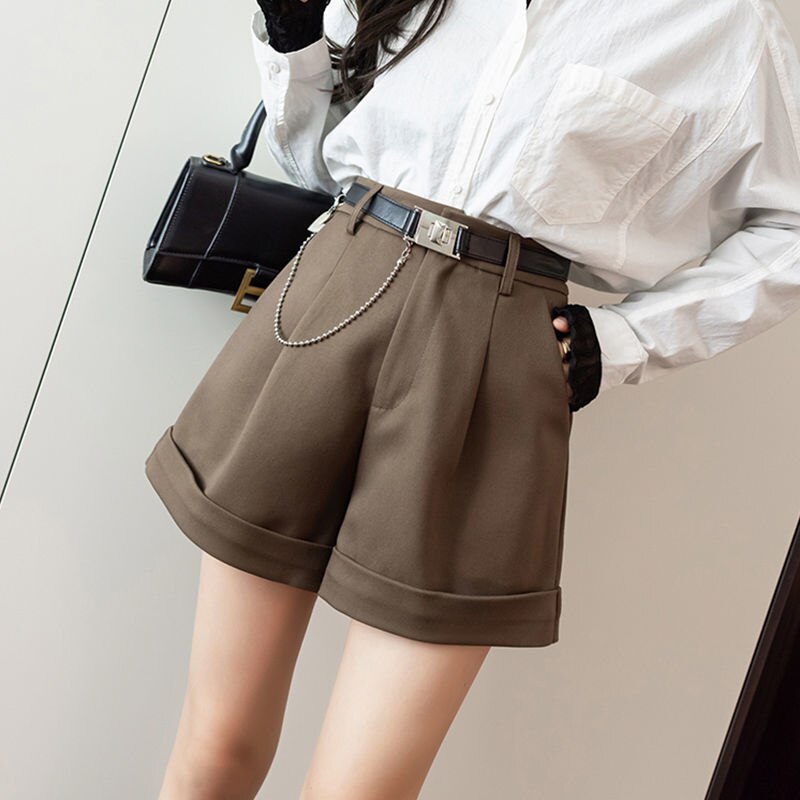 SheHori - Solid Color Lady Shorts SheHori