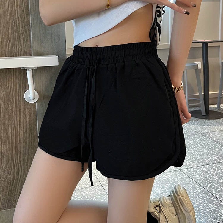 SheHori - Solid Color Mini Shorts SheHori