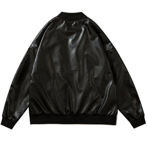 SheHori - Spring Racing Leather Jacket ME AM SheHori