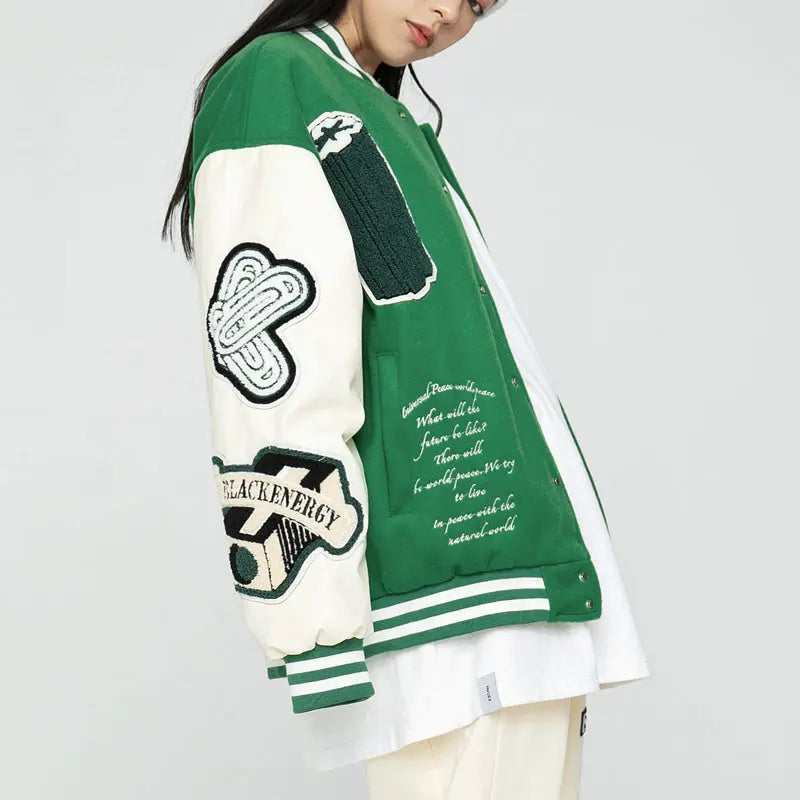 SheHori - Street Letterman Jacket Embroidery Patch SheHori