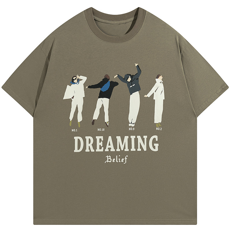 SheHori - Summer Graphic T-shirt Dreaming SheHori