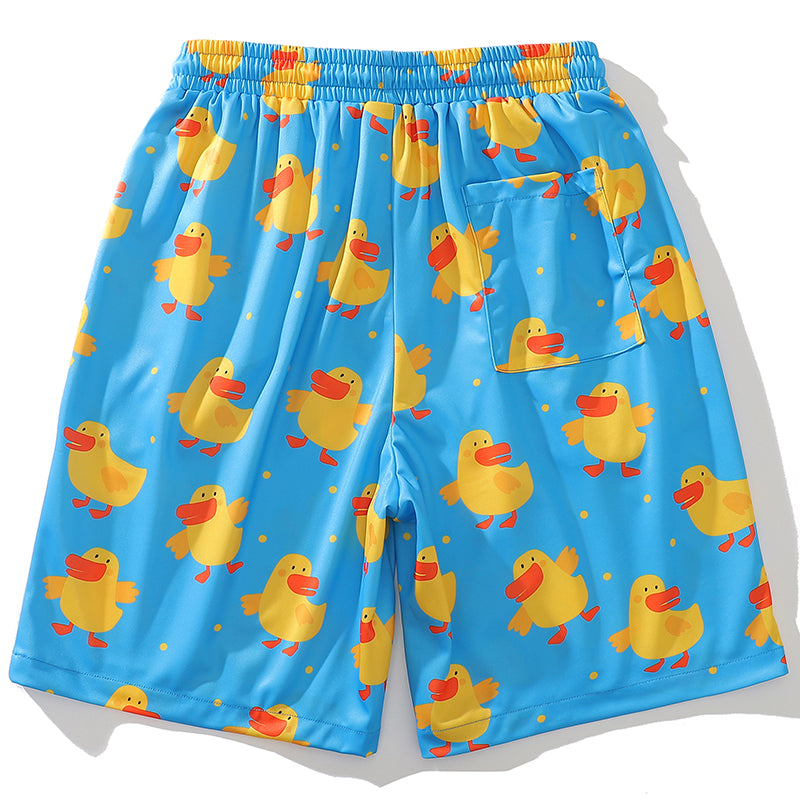 SheHori - Summer Shorts Yellow Duck SheHori