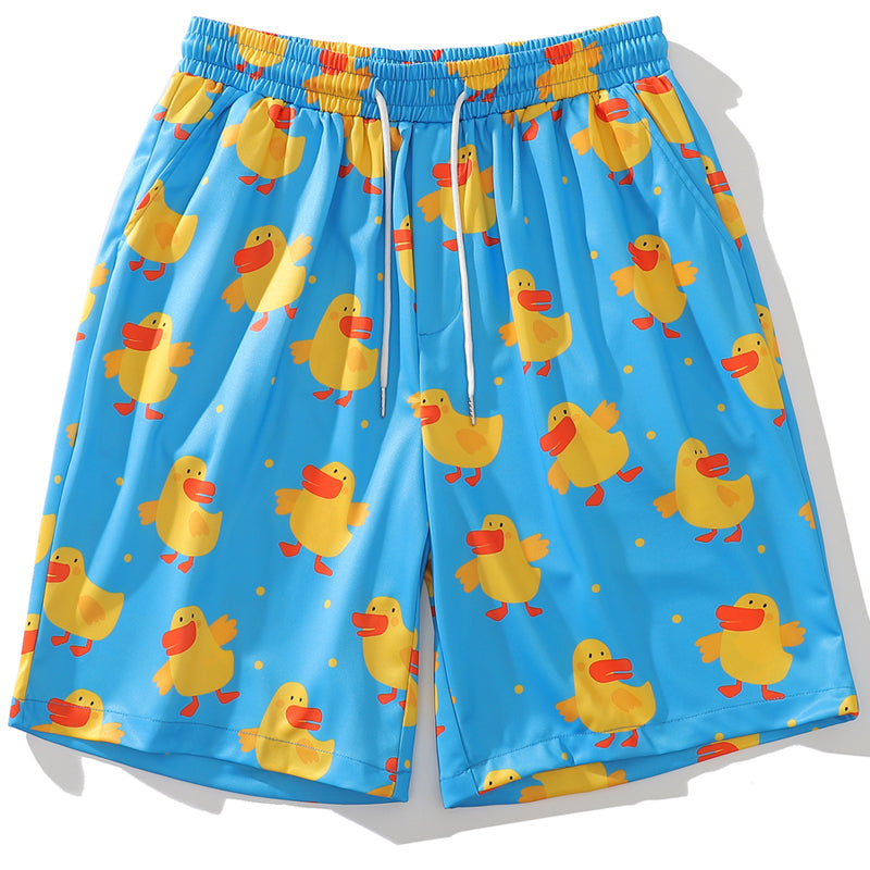 SheHori - Summer Shorts Yellow Duck SheHori
