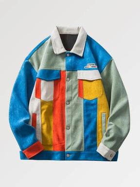SheHori - Trendy Multicolor Streetwear Jacket SheHori