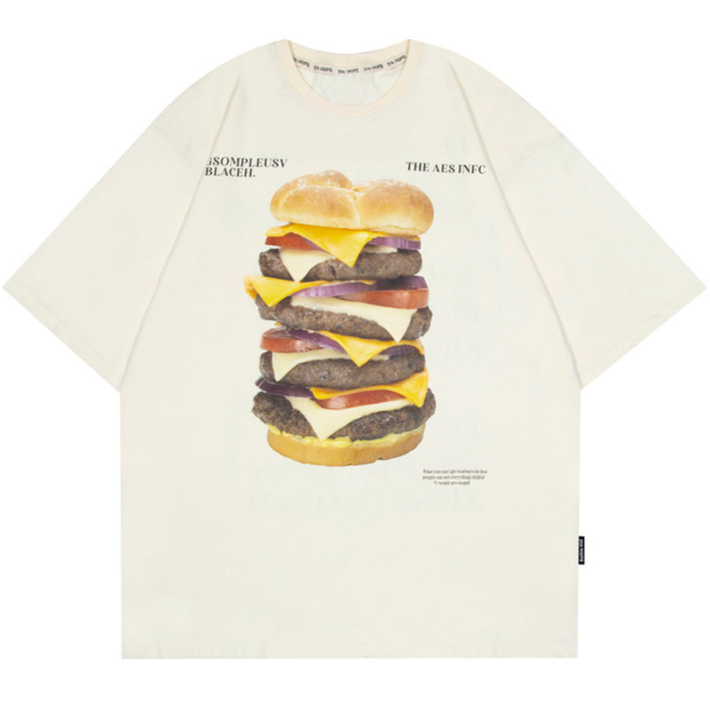 SheHori - Unique T-shirt Super Hamburger SheHori