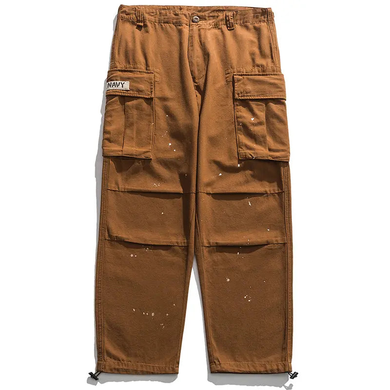 SheHori - Vintage Baggy Cargo Pants Inkjet SheHori
