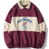 SheHori - Vintage Bear Sweatshirt Gotion Dops SheHori