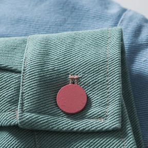 SheHori - Vintage Corduroy Jacket Heart Color Block SheHori