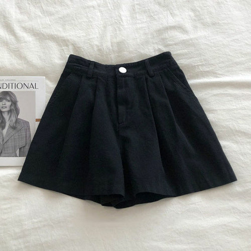 SheHori - Vintage High Waist Shorts SheHori