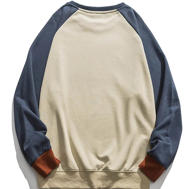 SheHori - Vintage Patchwork Sweatshirt Toucan Print SheHori