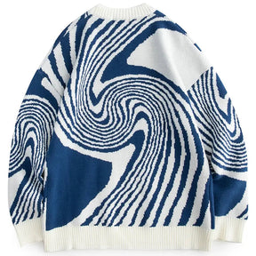 SheHori - Vintage Pullover Sweatshirt Whirlpool SheHori