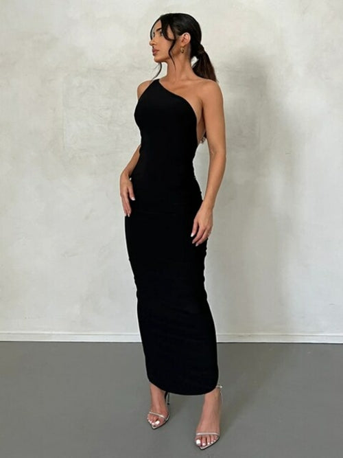 SheHori - Backless Maxi Dress streetwear fashion, outfit, versatile fashion shehori.com