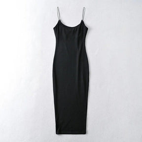 SheHori - Cami Strap Bodycon Midi Dress streetwear fashion, outfit, versatile fashion shehori.com