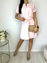 SheHori - Casual Loose Cotton Bandage Mini Dress streetwear fashion, outfit, versatile fashion shehori.com