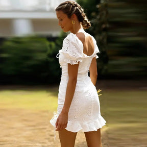 SheHori - Casual Solid Mini Dress streetwear fashion, outfit, versatile fashion shehori.com