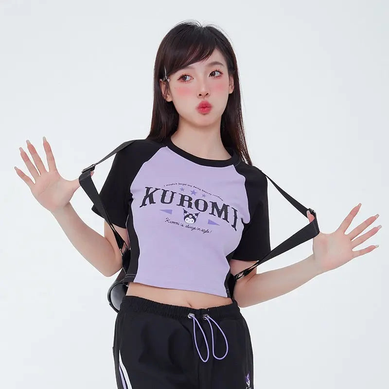 SheHori - Cinnamorolls Kawaii Crop Top streetwear fashion, outfit, versatile fashion shehori.com