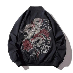 SheHori - Dragon Jacket Bomber streetwear fashion, outfit, versatile fashion shehori.com