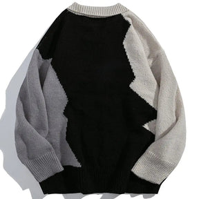 SheHori - Fall Polo Collared Sweatshirt Color Block streetwear fashion, outfit, versatile fashion shehori.com