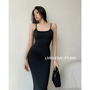 SheHori - Fishtail Tank Maxi Dress streetwear fashion, outfit, versatile fashion shehori.com