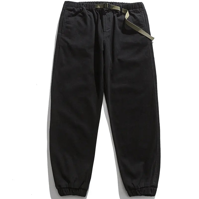 SheHori - Fleece Bandy Pants with Belt streetwear fashion, outfit, versatile fashion shehori.com
