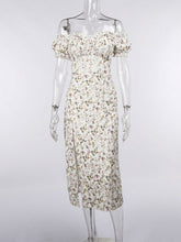 SheHori - Floral Off the Shoulder Midi Dress streetwear fashion, outfit, versatile fashion shehori.com