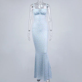 SheHori - Floral Print Elegant Maxi Dress streetwear fashion, outfit, versatile fashion shehori.com