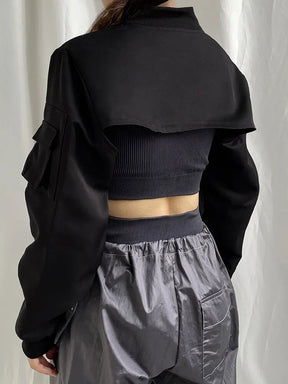 SheHori - Gothic Punk Clothing Crop Top streetwear fashion, outfit, versatile fashion shehori.com