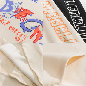 SheHori - Graphic Hoodie Printing Letter streetwear fashion, outfit, versatile fashion shehori.com