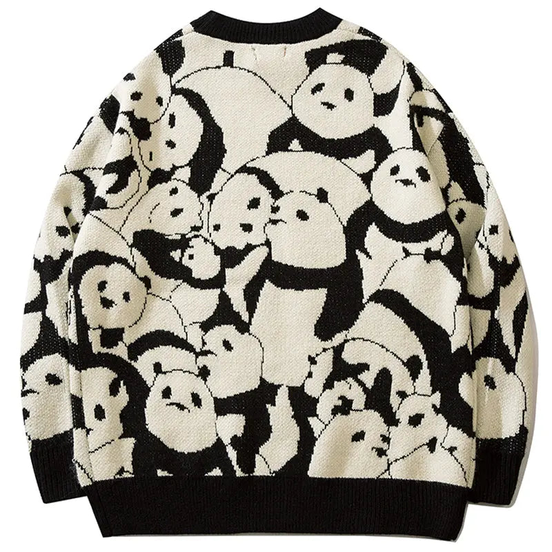 SheHori - Interesting Sweatshirt Full Panda streetwear fashion, outfit, versatile fashion shehori.com