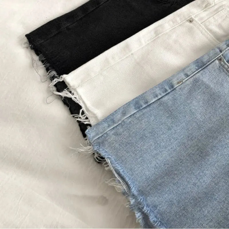 SheHori - Jeans High Waist Shorts streetwear fashion, outfit, versatile fashion shehori.com