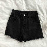 SheHori - Jeans High Waist Shorts streetwear fashion, outfit, versatile fashion shehori.com
