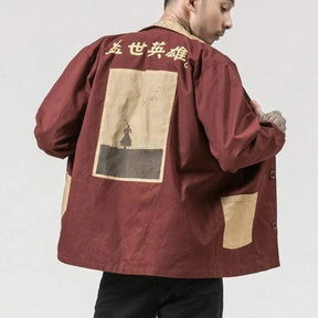 SheHori - Kanji Samurai Jacket streetwear fashion, outfit, versatile fashion shehori.com