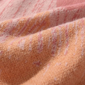 SheHori - Knitted Sweatshirt Wave Patterned streetwear fashion, outfit, versatile fashion shehori.com