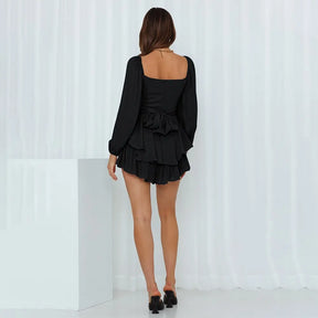 SheHori -  Long Sleeve Mini Dress streetwear fashion, outfit, versatile fashion shehori.com