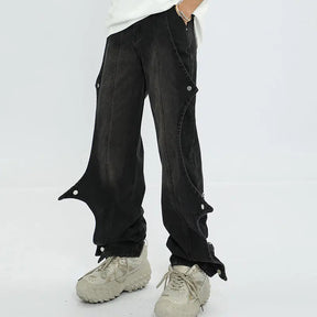 SheHori - Original Jeans Irregular Patchwork streetwear fashion, outfit, versatile fashion shehori.com