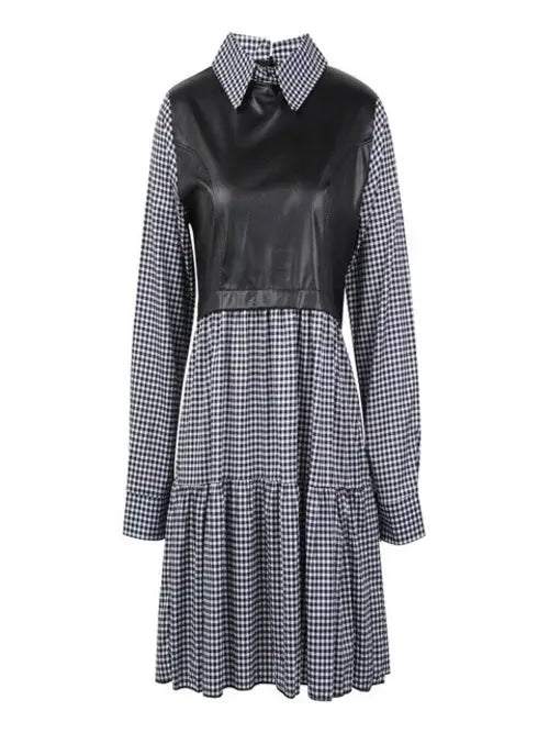 SheHori - Pu Leather Tank A-line Mini Dress streetwear fashion, outfit, versatile fashion shehori.com