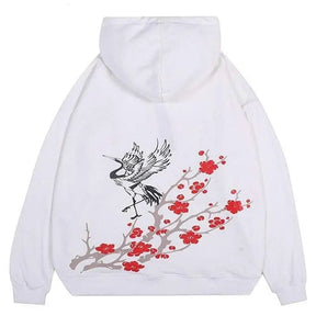 SheHori - Red Floral Hoodie streetwear fashion, outfit, versatile fashion shehori.com